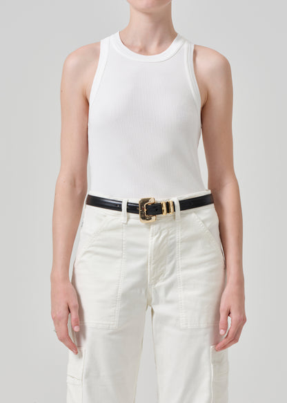 Isabel Tank Pashmina Soft White