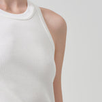 Isabel Tank Pashmina Soft White