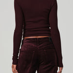 Bina Knit Longsleeve Crewneck Burgundy