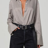 Camilia Shirt Button Up Shirt Venetian Stripe