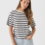 Goldie Tee Azure Stripe