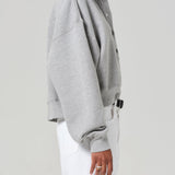 Mirelle Funnel Neck in Heather Grey