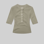 Nali Short Sleeve Henley Flora