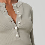 Nali Short Sleeve Henley Flora