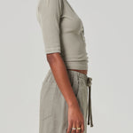 Nali Short Sleeve Henley Flora