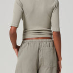 Nali Short Sleeve Henley Flora