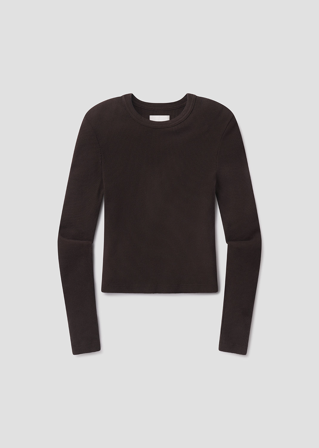 Pilar Long Sleeve Crewneck Chocolate Brown