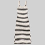 Long Faye Tank Dress Midnight Stripe
