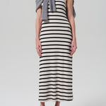 Long Faye Tank Dress Midnight Stripe