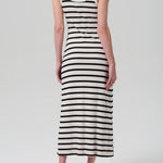 Long Faye Tank Dress Midnight Stripe