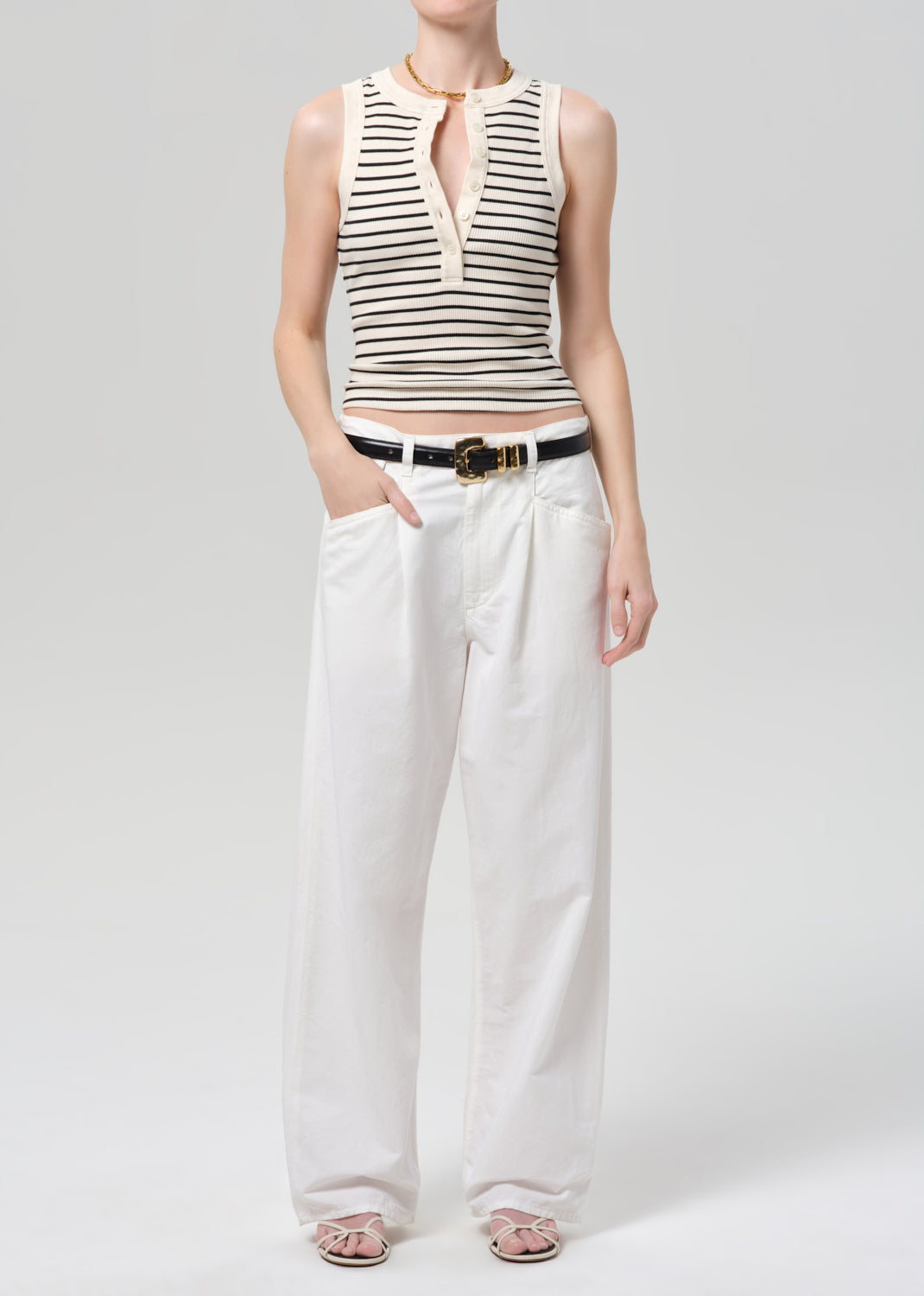 Caralyn Tank Quartz Stripe