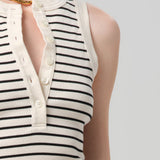 Caralyn Tank Quartz Stripe