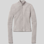 Zip Cardigan Heather Grey