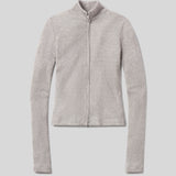 Zip Cardigan Heather Grey