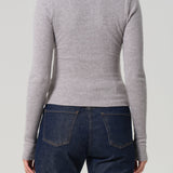 Zip Cardigan Heather Grey