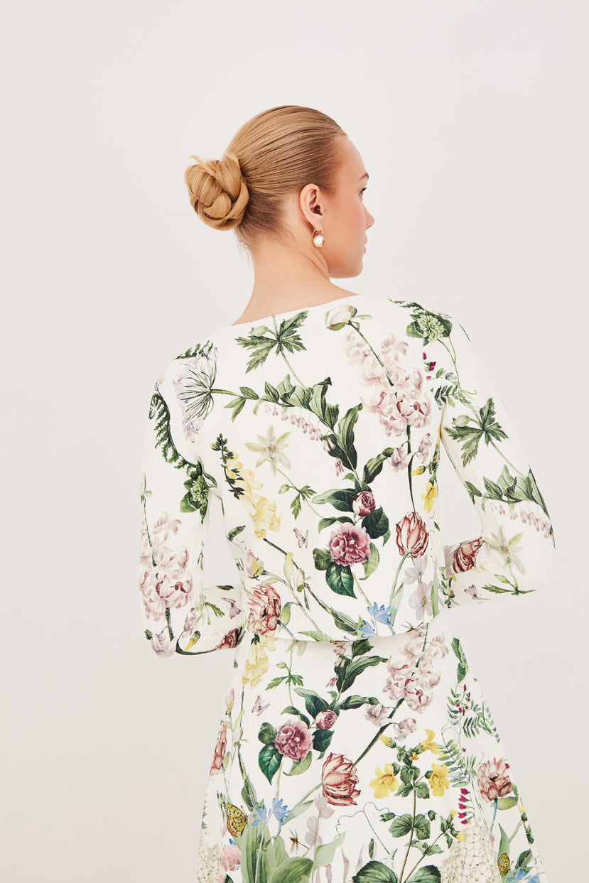 Rose Cardigan Bloomsfield Ivory