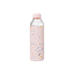 Glass Water Bottle: Cream