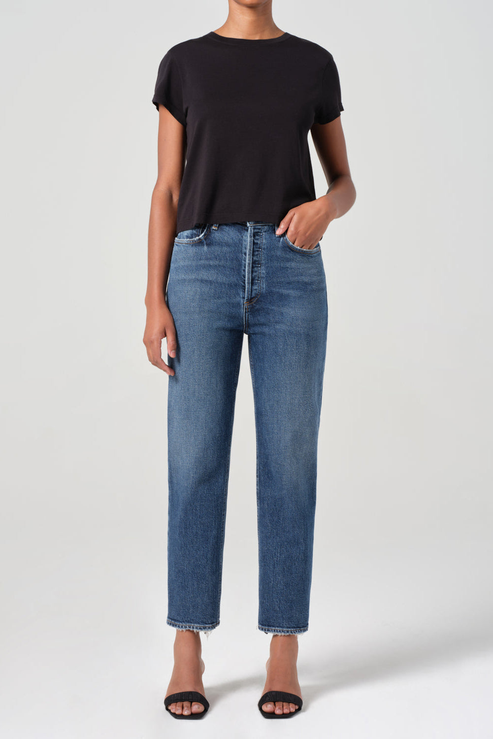 90's Pinch Waist Crop Solace