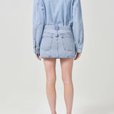 V-Waist Mini Skirt in Force