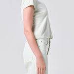 Adine Shrunken Tee Mint Cream