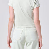 Adine Shrunken Tee Mint Cream