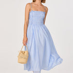 Lahela Dress Blue Stripe