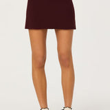 Eryn Sweater Skirt Wine