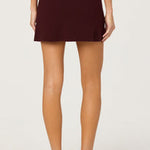 Eryn Sweater Skirt Wine