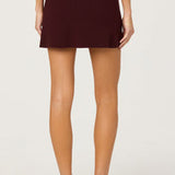 Eryn Sweater Skirt Wine