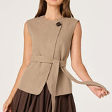 Darrien Vest Light Beige