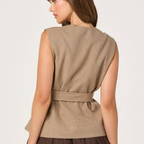 Darrien Vest Light Beige