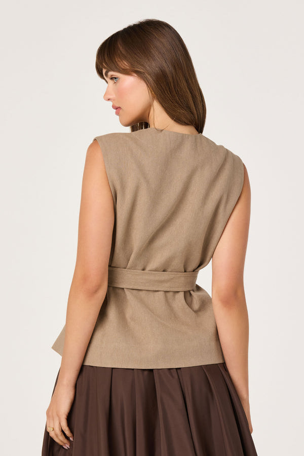 Darrien Vest Light Beige
