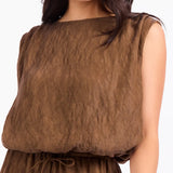 Sepia Sky Bubble Top