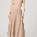 Una Top - Beige Marl