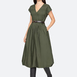 Sullivan Sportswear Belted Bubble Dress Ivy