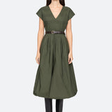 Sullivan Sportswear Belted Bubble Dress Ivy