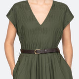 Sullivan Sportswear Belted Bubble Dress Ivy