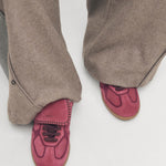 Tb.490 Club Suede Raspberry Leather Sneakers