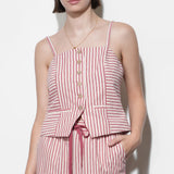 Audrey Vest Top Berry
