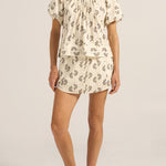 Moira Top Shell Stripe Voile