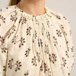 Moira Top Shell Stripe Voile