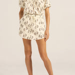 Moira Top Shell Stripe Voile