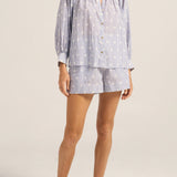 Salome Blouse Eyelet Stripe Voile
