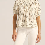 Moira Top Shell Stripe Voile