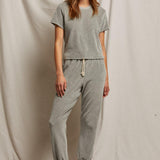 Bailey Velour Jogger Heather Grey