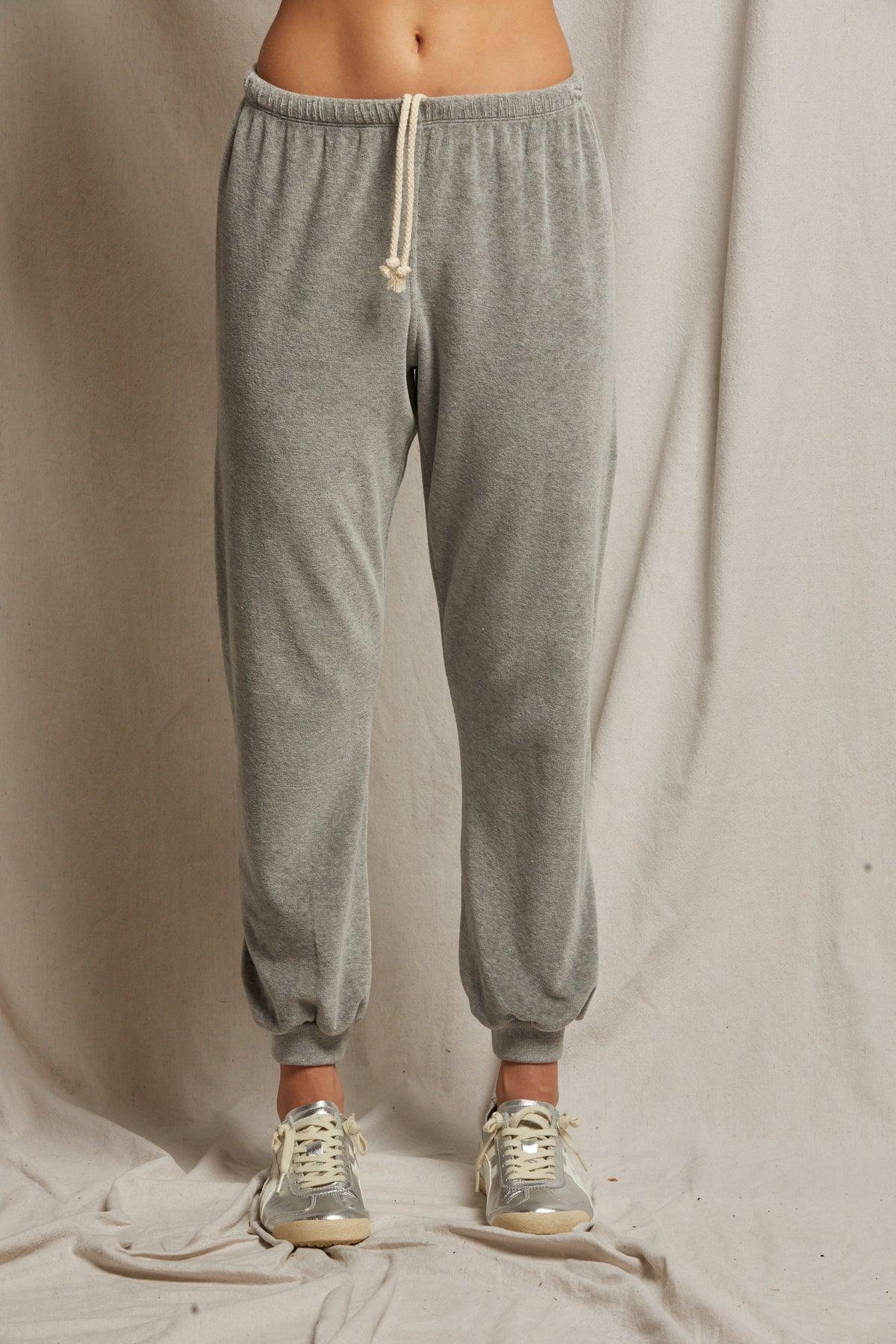 Bailey Velour Jogger Heather Grey