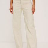 Belmont Arc Jean Ecru Railroad Stripe