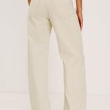 Belmont Arc Jean Ecru Railroad Stripe