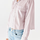 Ruth Crop Shirt Wisteria Pink