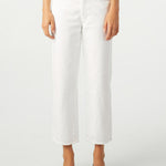 Billie Crop Wide Leg Alabaster